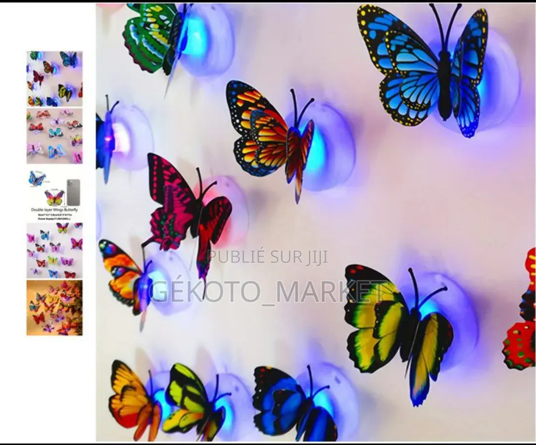 Papillons Adhésif Et Lumineux