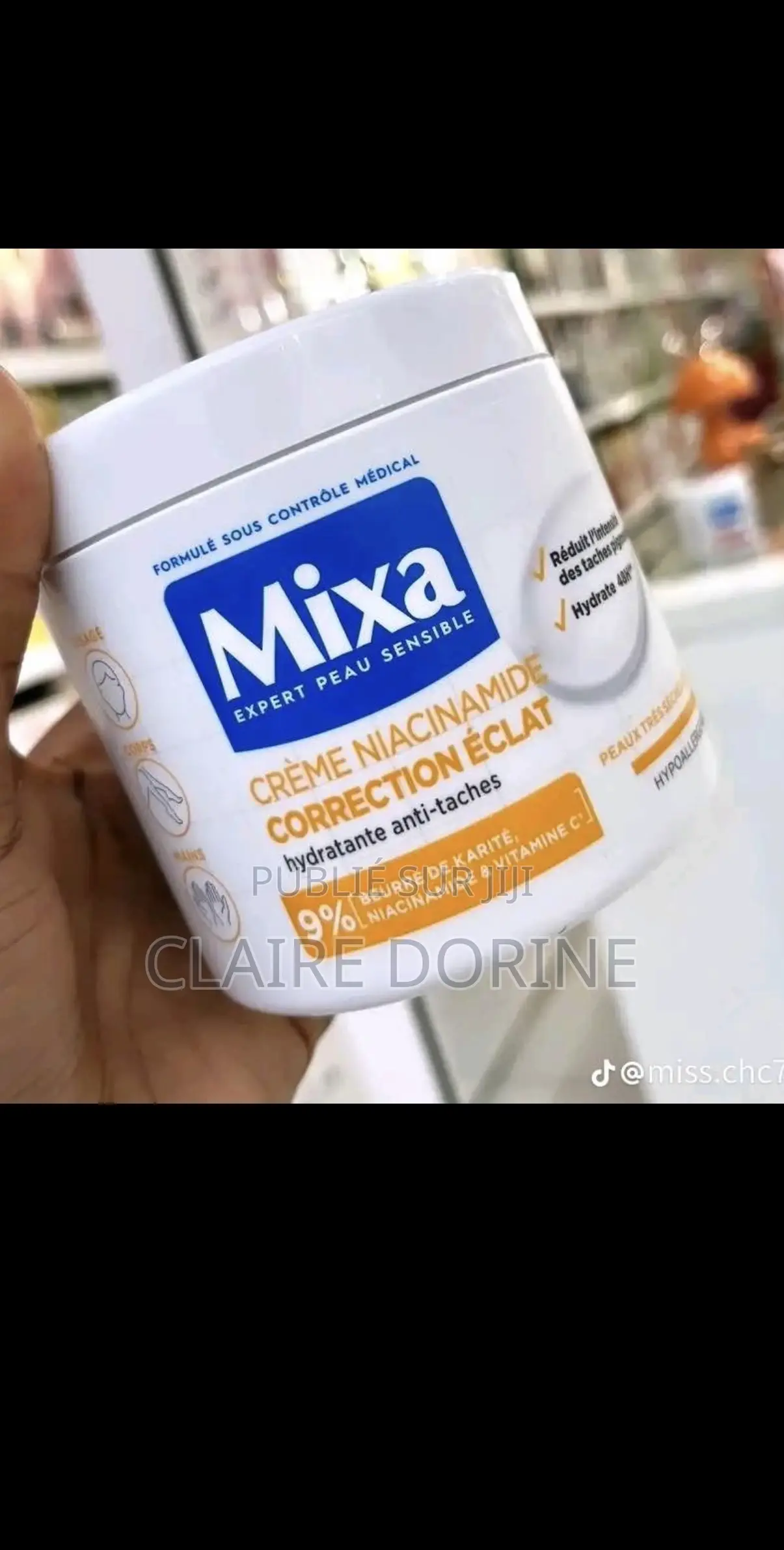 Lait Mixa Cica Réparation Et Niacimide