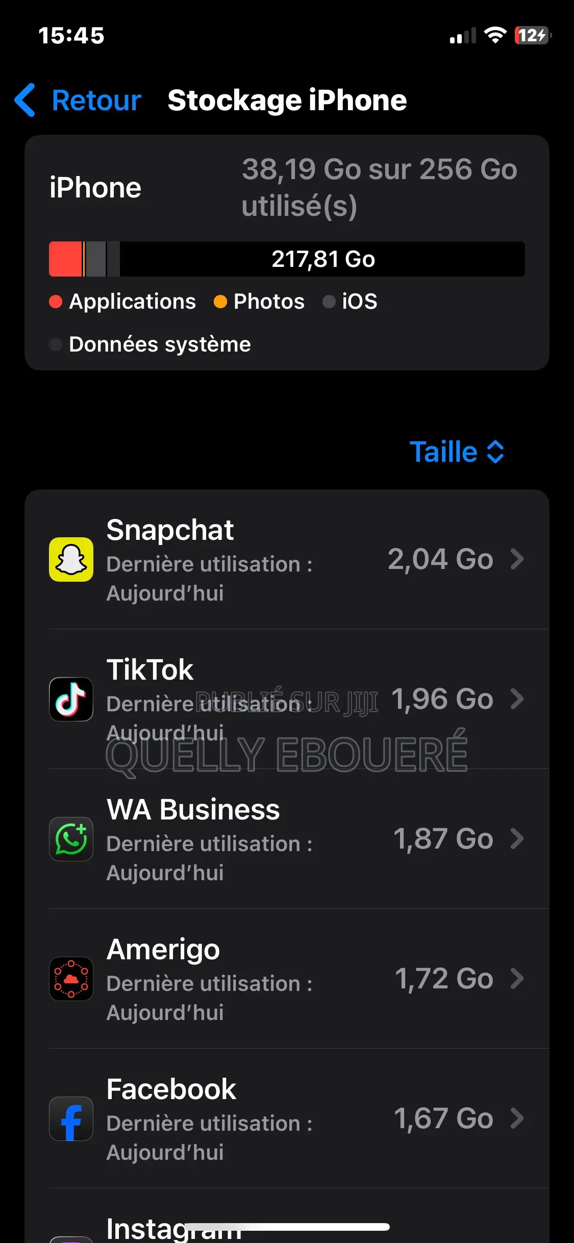 Nouveau Apple iPhone XS 256 GB Doré