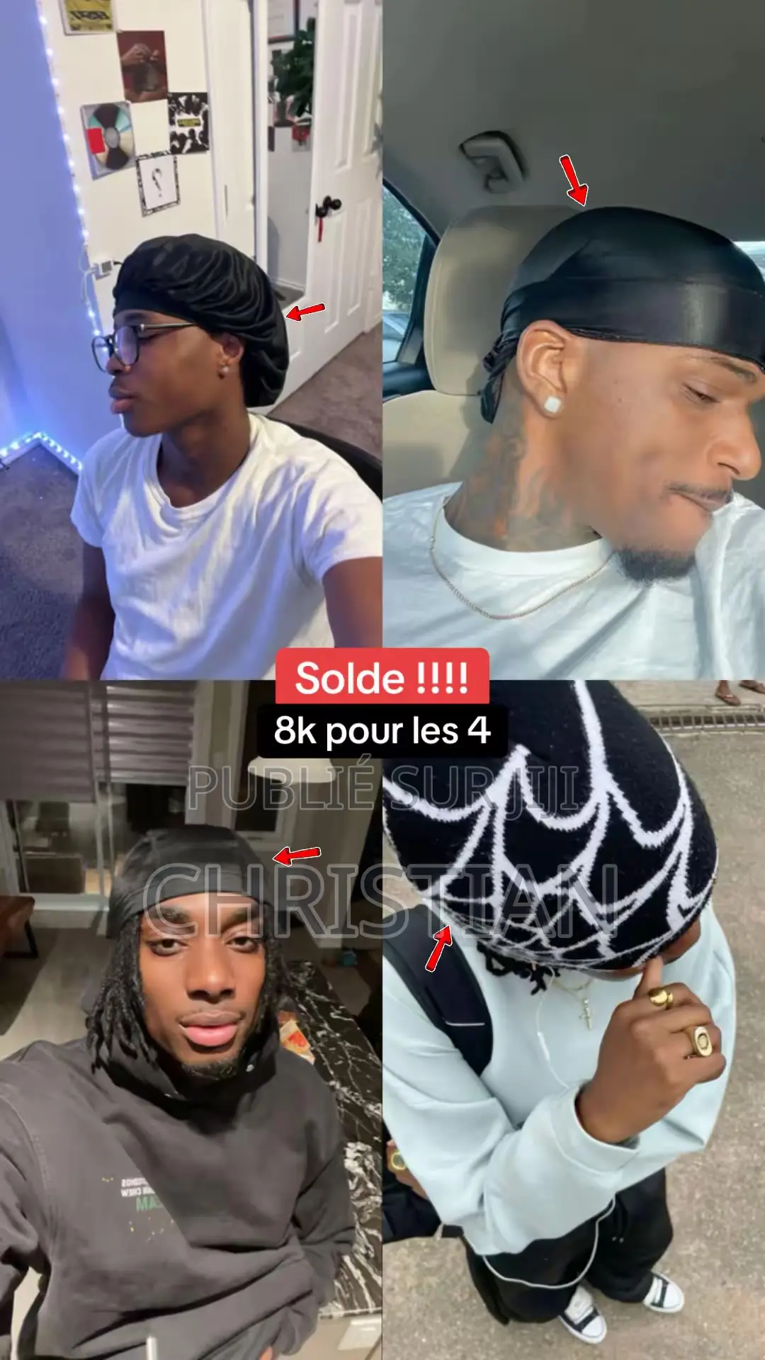 4 Bonnets Pour Le Prix D’Un