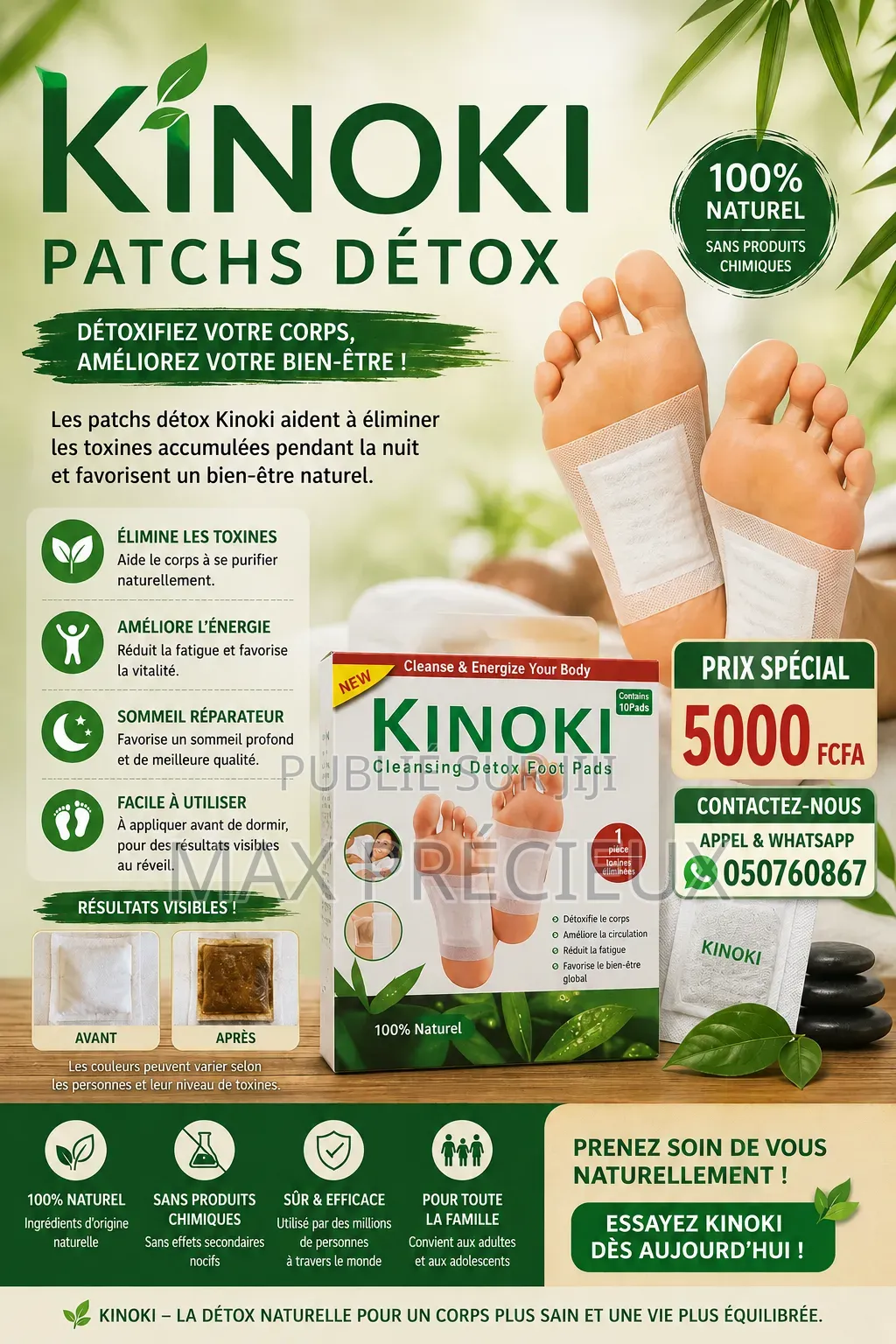 Patchs Détox Kinoki