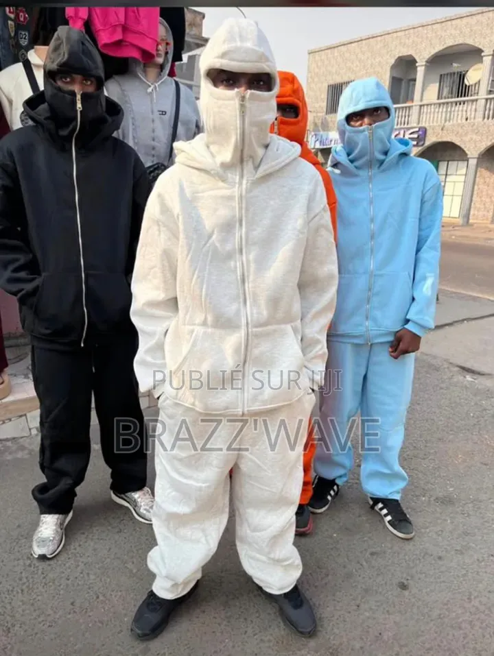 Ensemble Jogging Cagoule Unisexe – Sweat Zippé + Pantalon