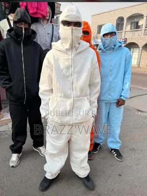 Ensemble Jogging Cagoule Unisexe – Sweat Zippé + Pantalon