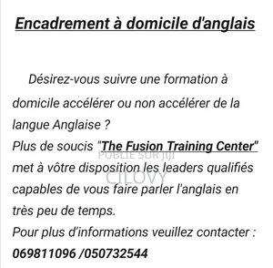 Encadrement À Domicile d'Anglais