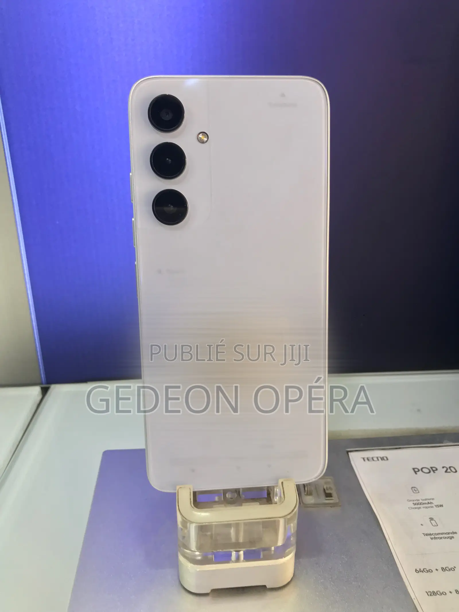 Nouveau Tecno Camon 50 256 GB Argenté