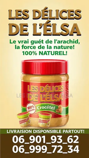 Pâte d'Arachide Les Délices De l'Elsa 3000fcfa