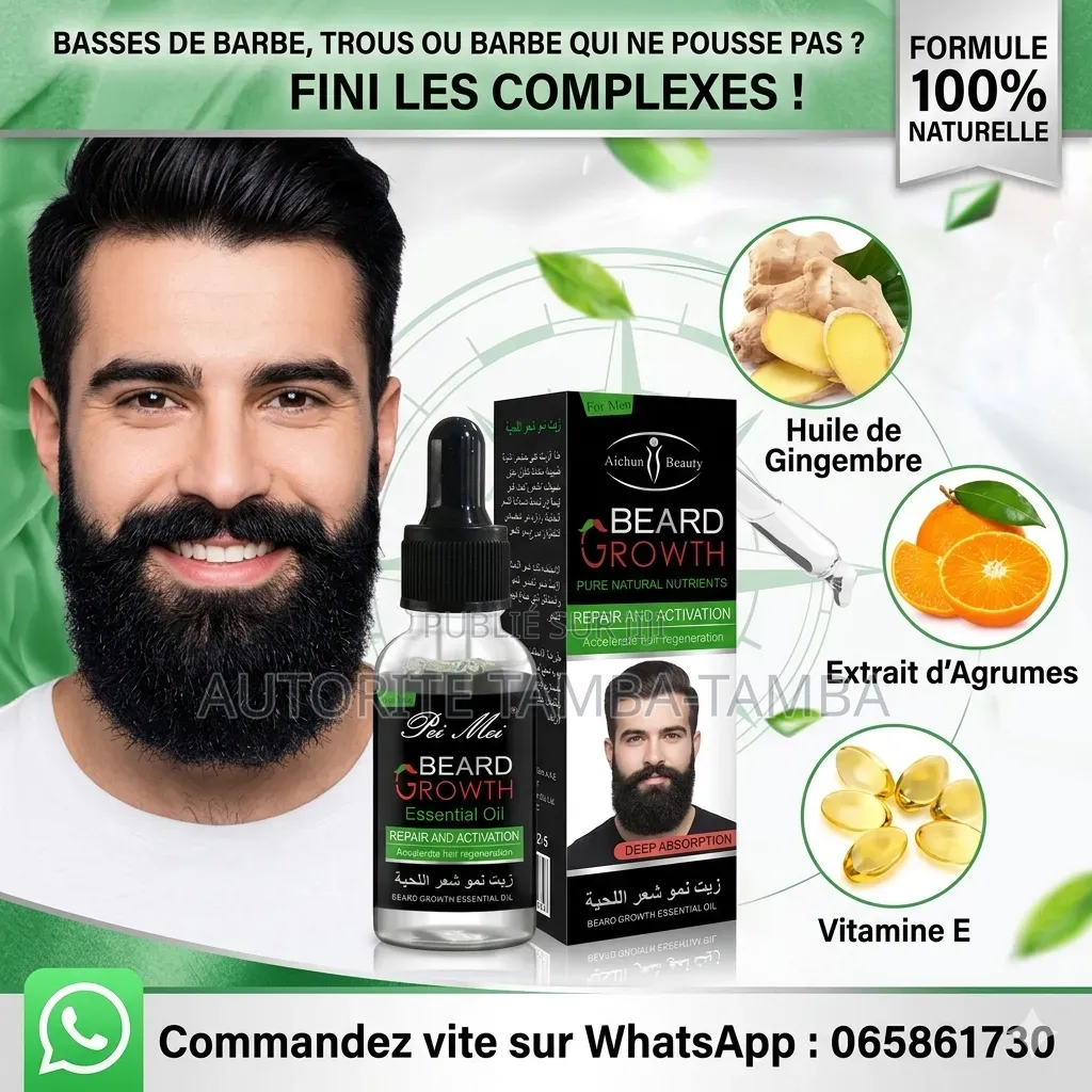 Pousse Barbe Et Cheveux
