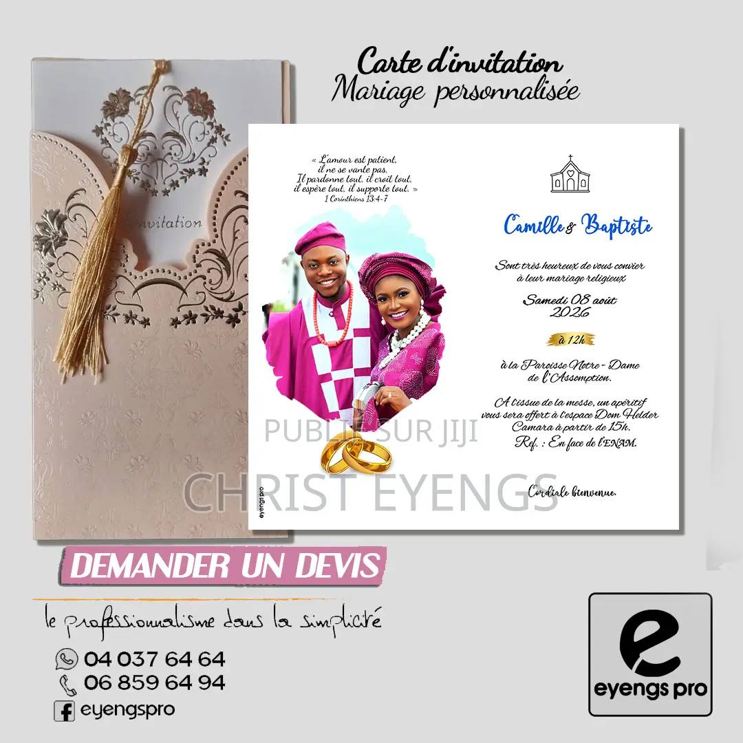 Carte Invitation Mariage