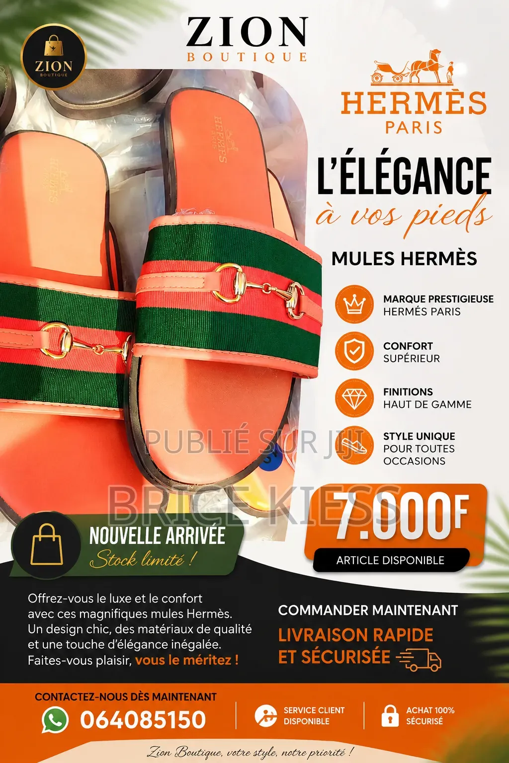 Sandales Élégante Hermes