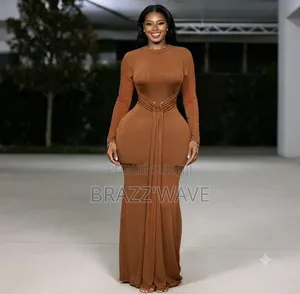 Robe Longue Moulante Style Moderne
