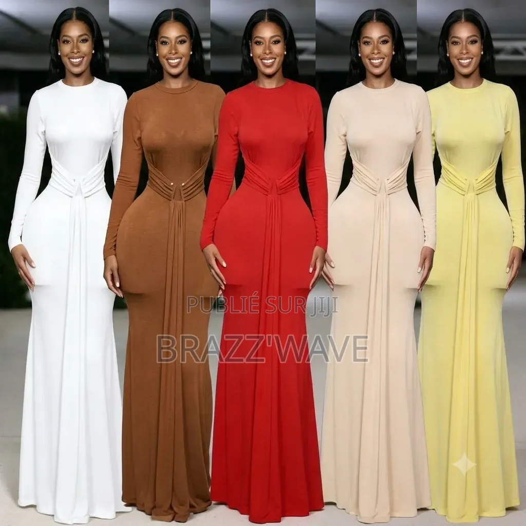 Robe Longue Moulante Style Moderne