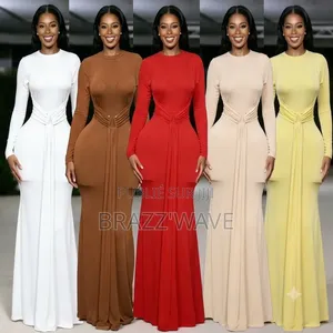 Robe Longue Moulante Style Moderne