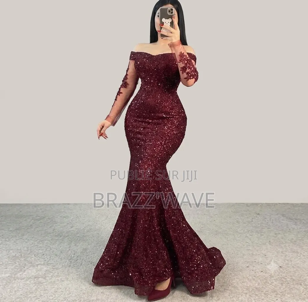 Robe De Soirée Sirène Scintillante