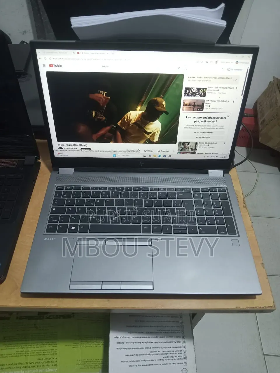 Ordinateur portable HP Zbook Fury 15 G7 32GB Nvidia SSD 512GB