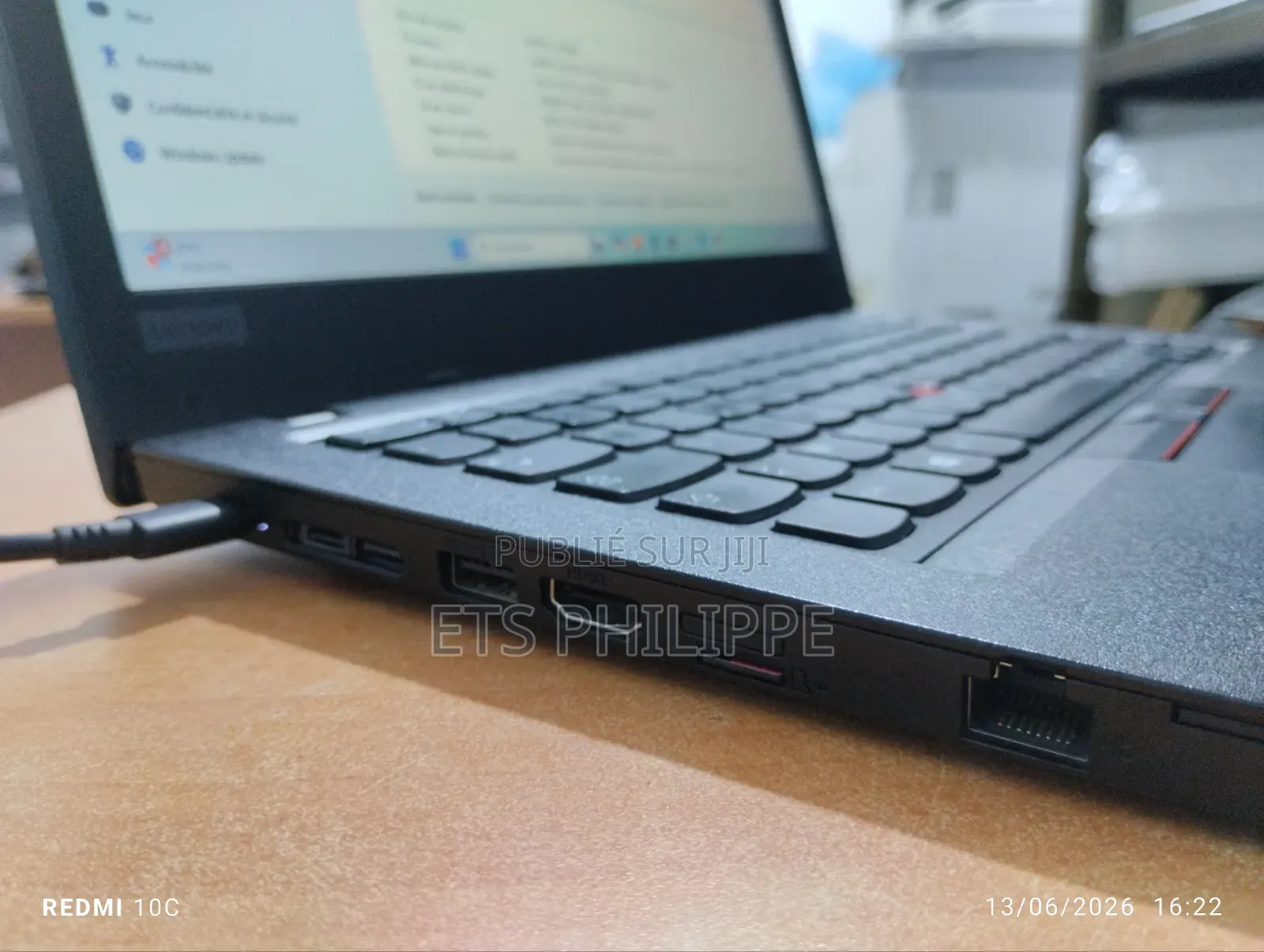 Ordinateur portable Lenovo ThinkPad T480 12GB Intel Core i5 SSD 256GB