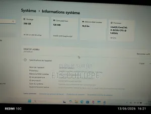 Ordinateur portable Lenovo ThinkPad T480 12GB Intel Core i5 SSD 256GB