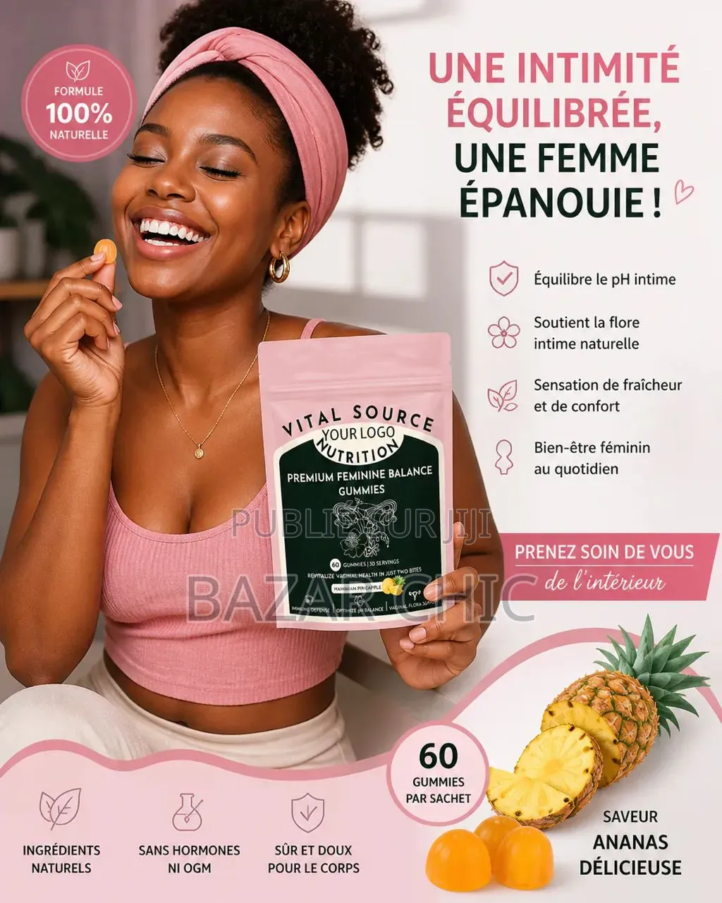 Gummies Probiotiques Vaginales