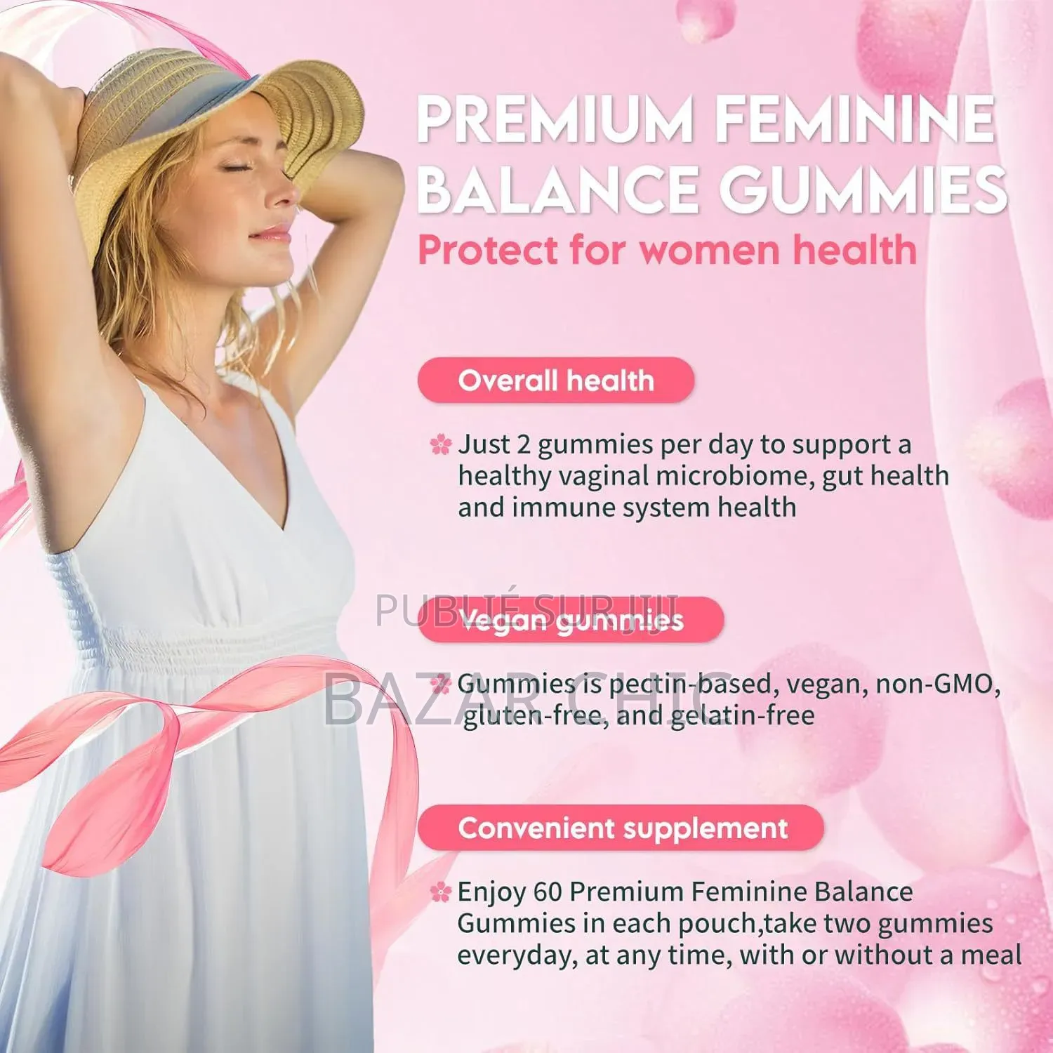 Gummies Probiotiques Vaginales