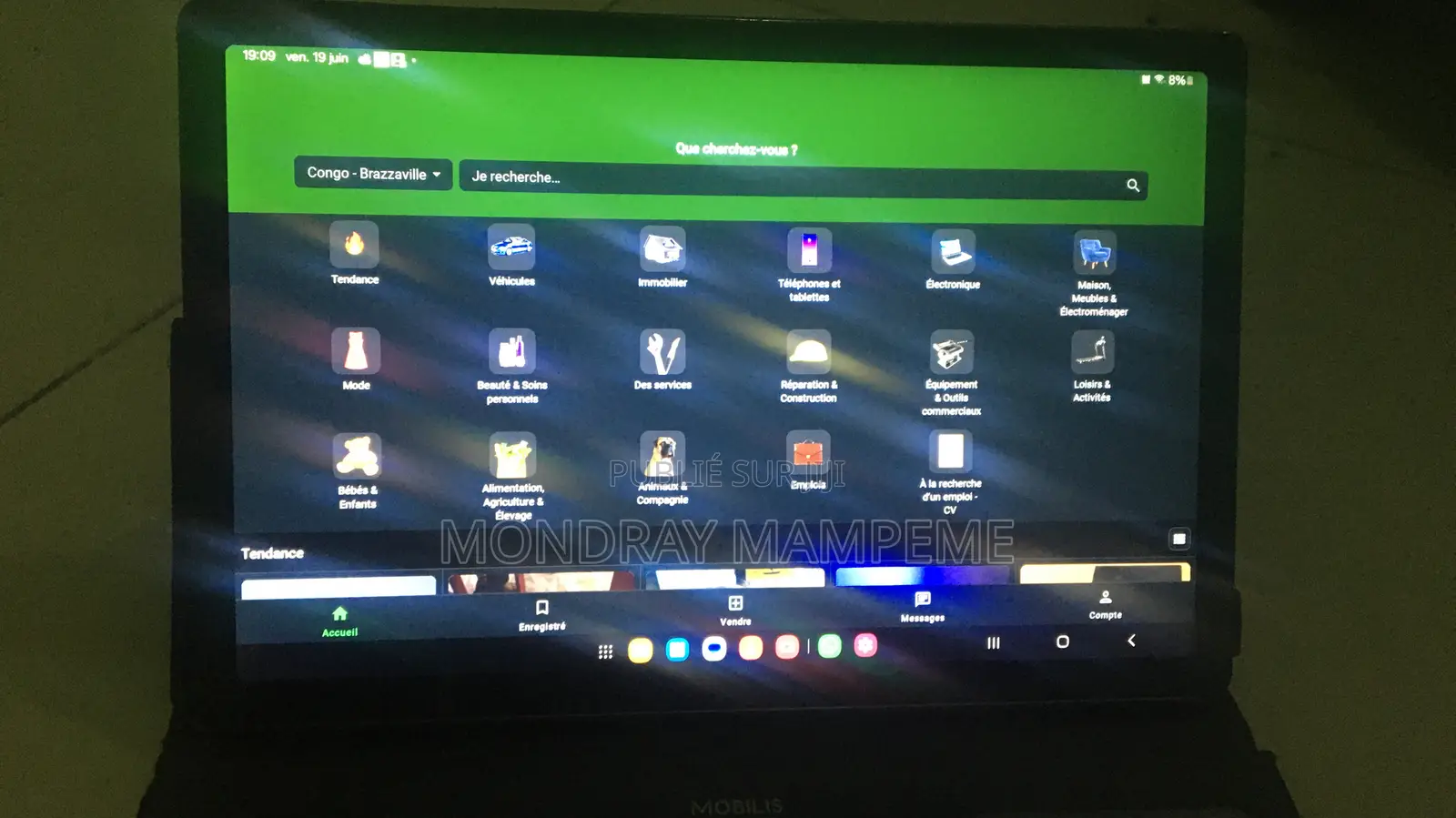 Nouveau Samsung Galaxy Tab A8 10.5 (2021) 128 GB Noir