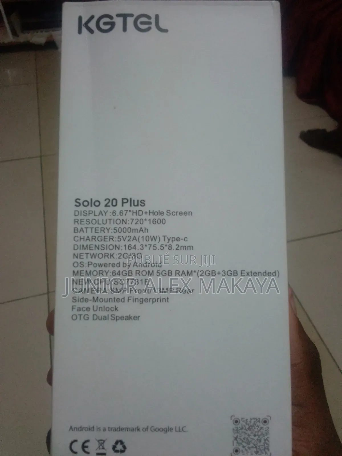 Kgtel K2160 64 GB Gris
