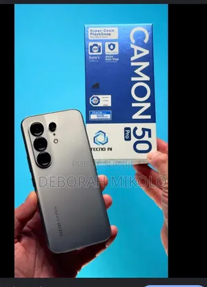 Nouveau Tecno Camon 50 Pro 256 GB Argenté