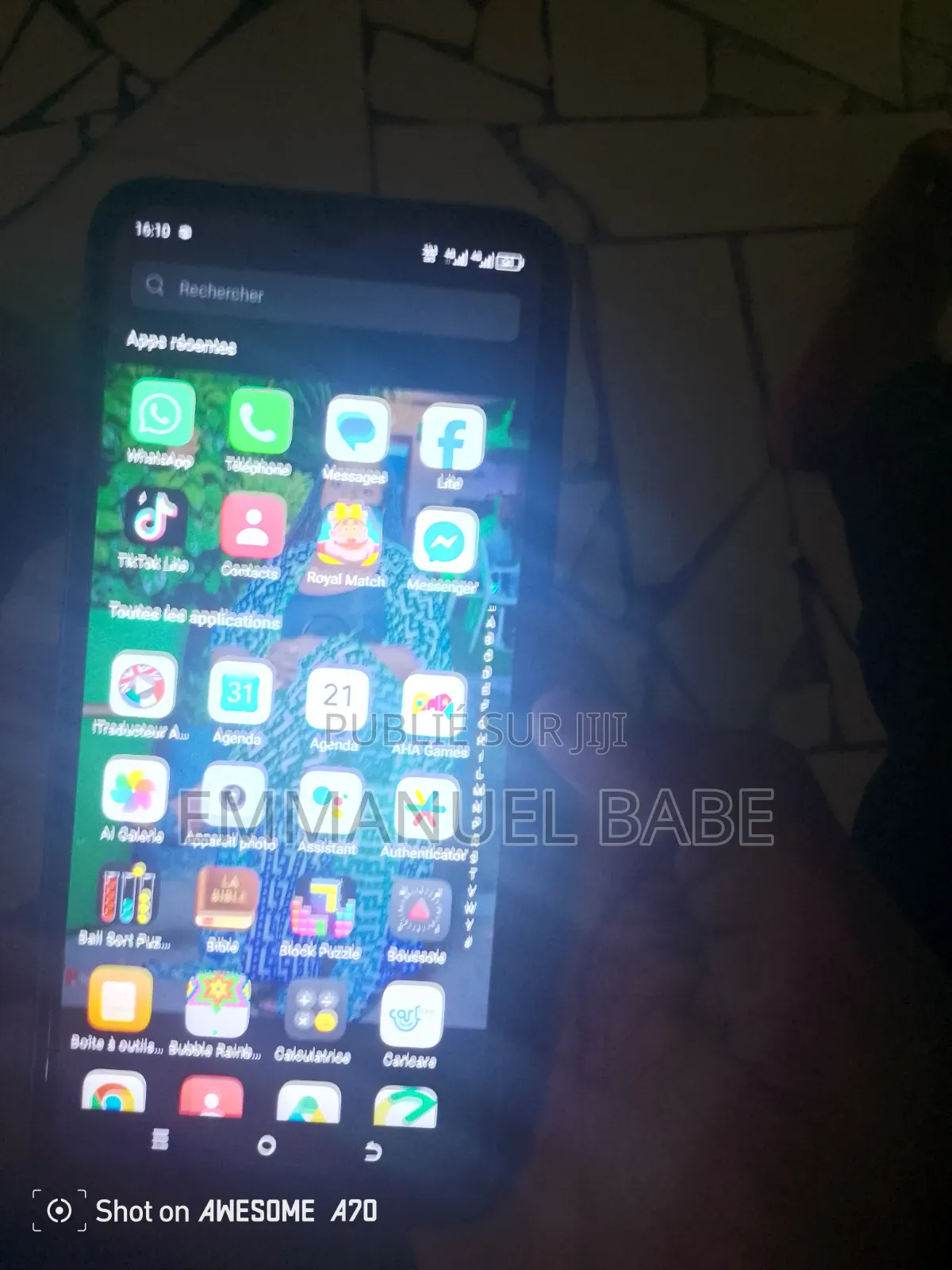 Itel A70 128 GB Noir
