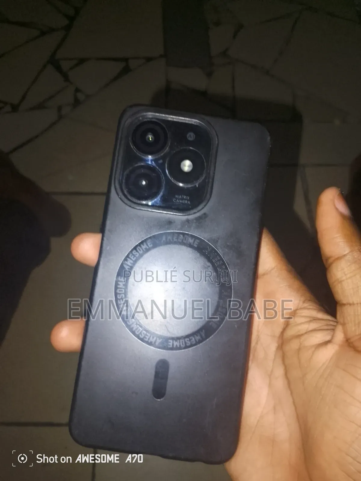 Itel A70 128 GB Noir