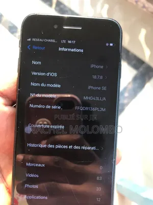 Apple iPhone SE 64 GB Noir