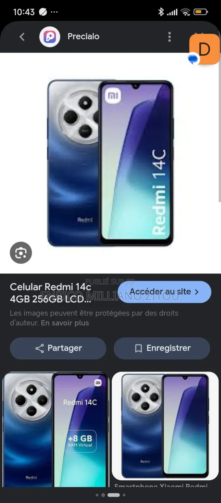 Xiaomi 14 256 GB Bleu