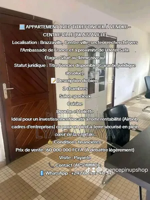 2chbre Appartement dans Aps Immo, Poto-Poto à Vendre