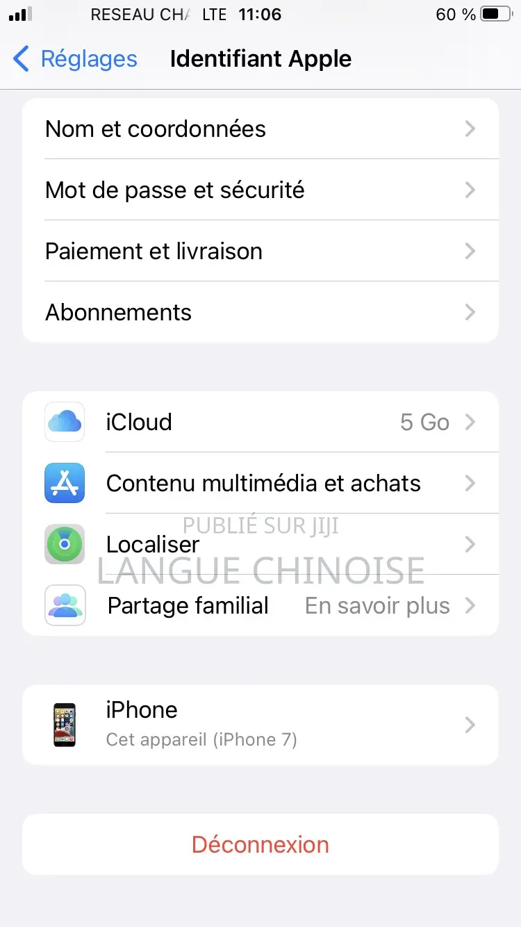 Nouveau Apple iPhone 7 128 GB Noir
