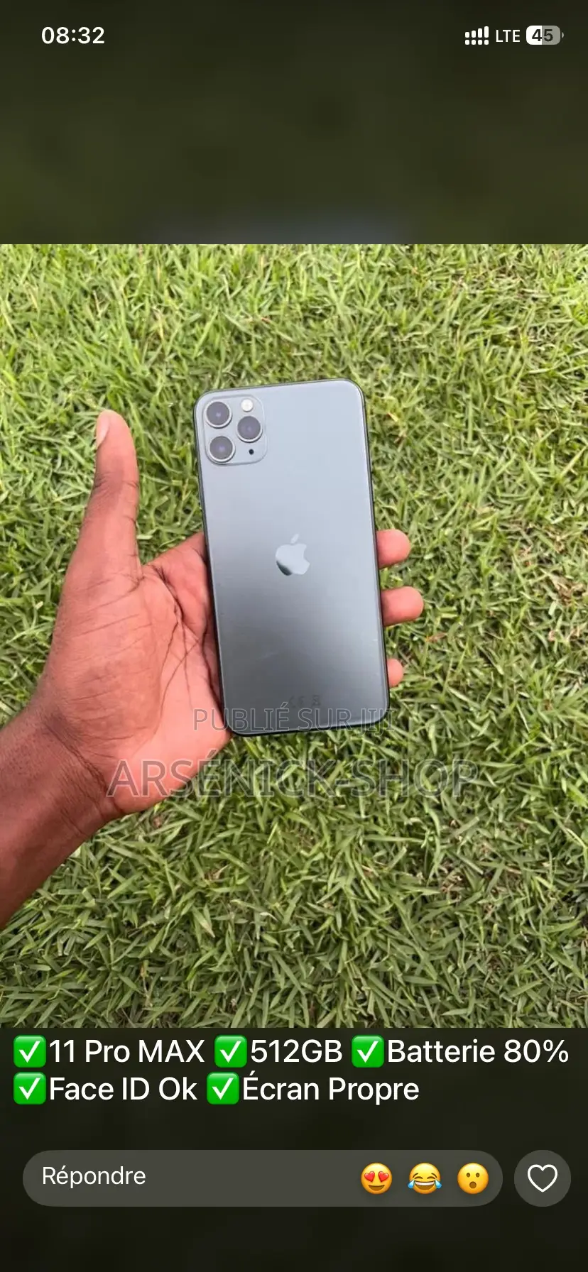 Nouveau Apple iPhone 11 Pro Max 512 GB Gris