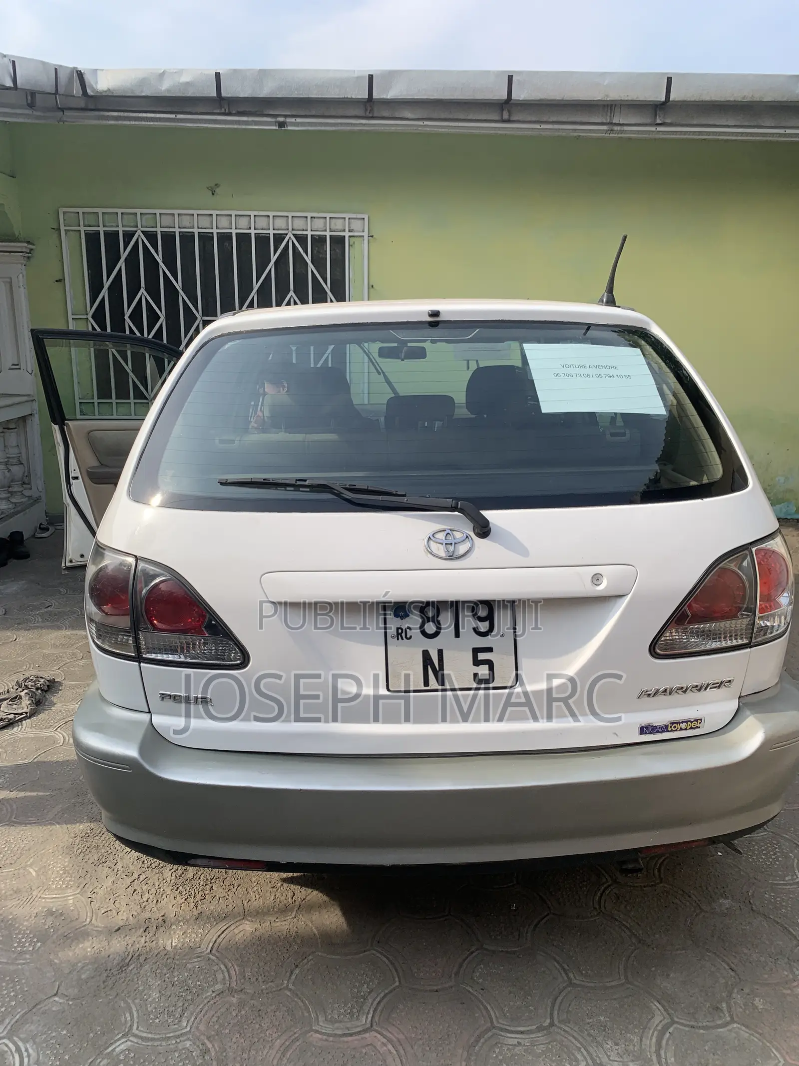 Toyota Harrier Progress 2019 Blanc