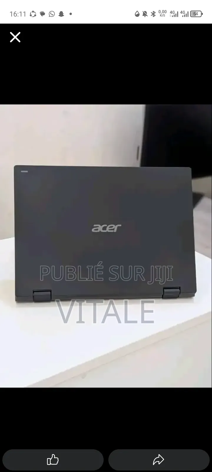 Nouveau Ordinateur portable Acer Autre 4GB Autre eMMC 256GB