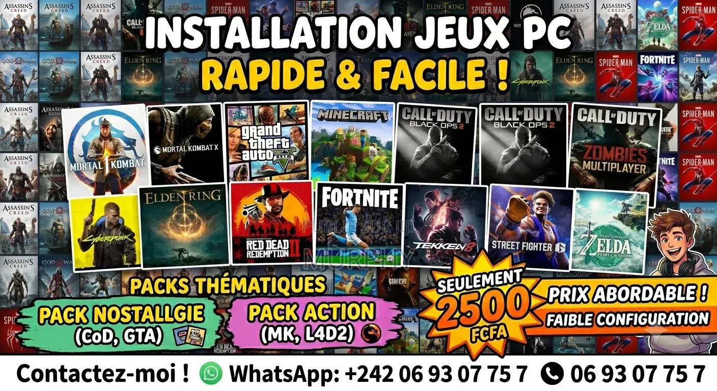Installation De Jeux Sur Pc Portable Ou Bureautique