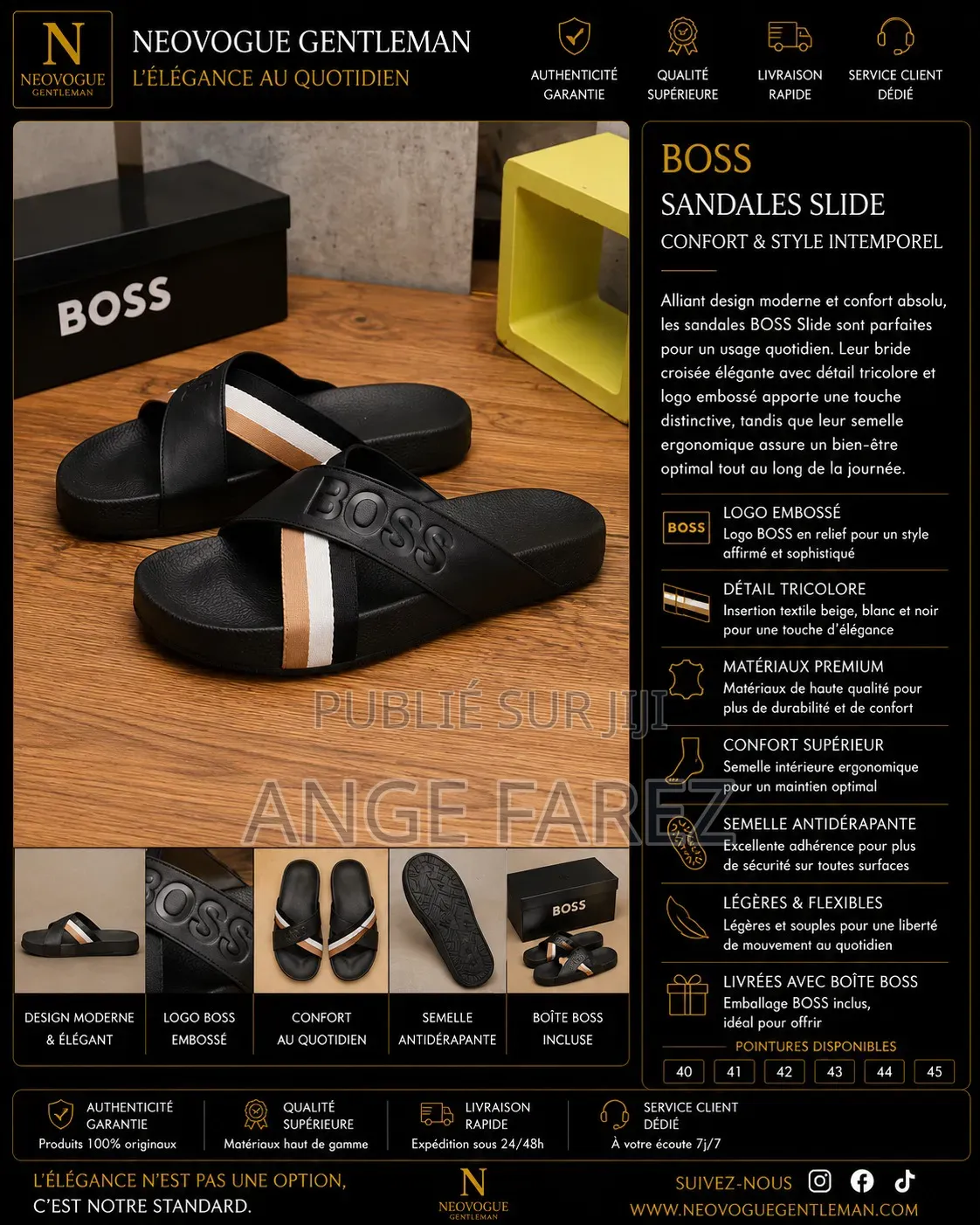 Sandales Homme Luxe