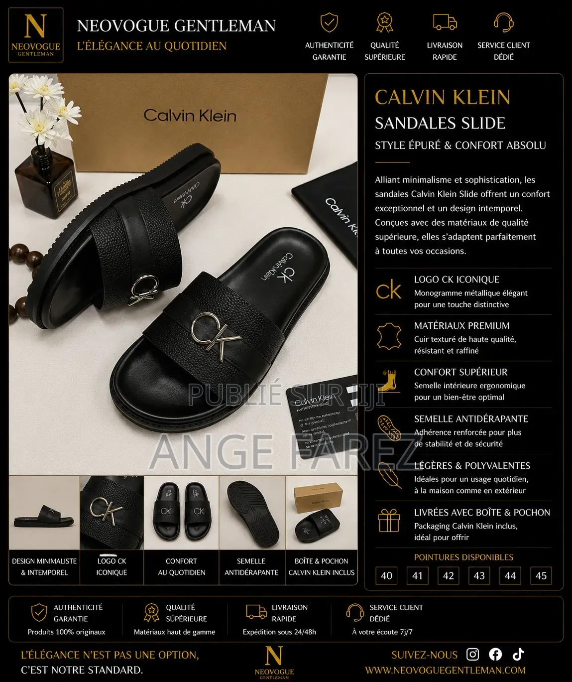 Sandales Homme Luxe