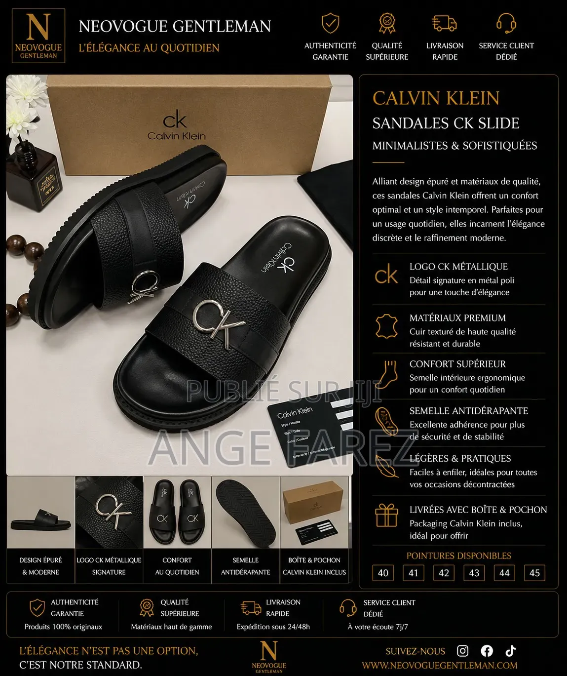 Sandales Homme Luxe