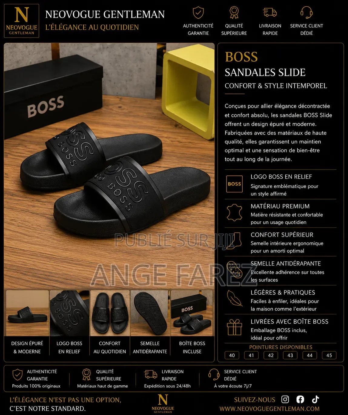 Sandales Homme Luxe