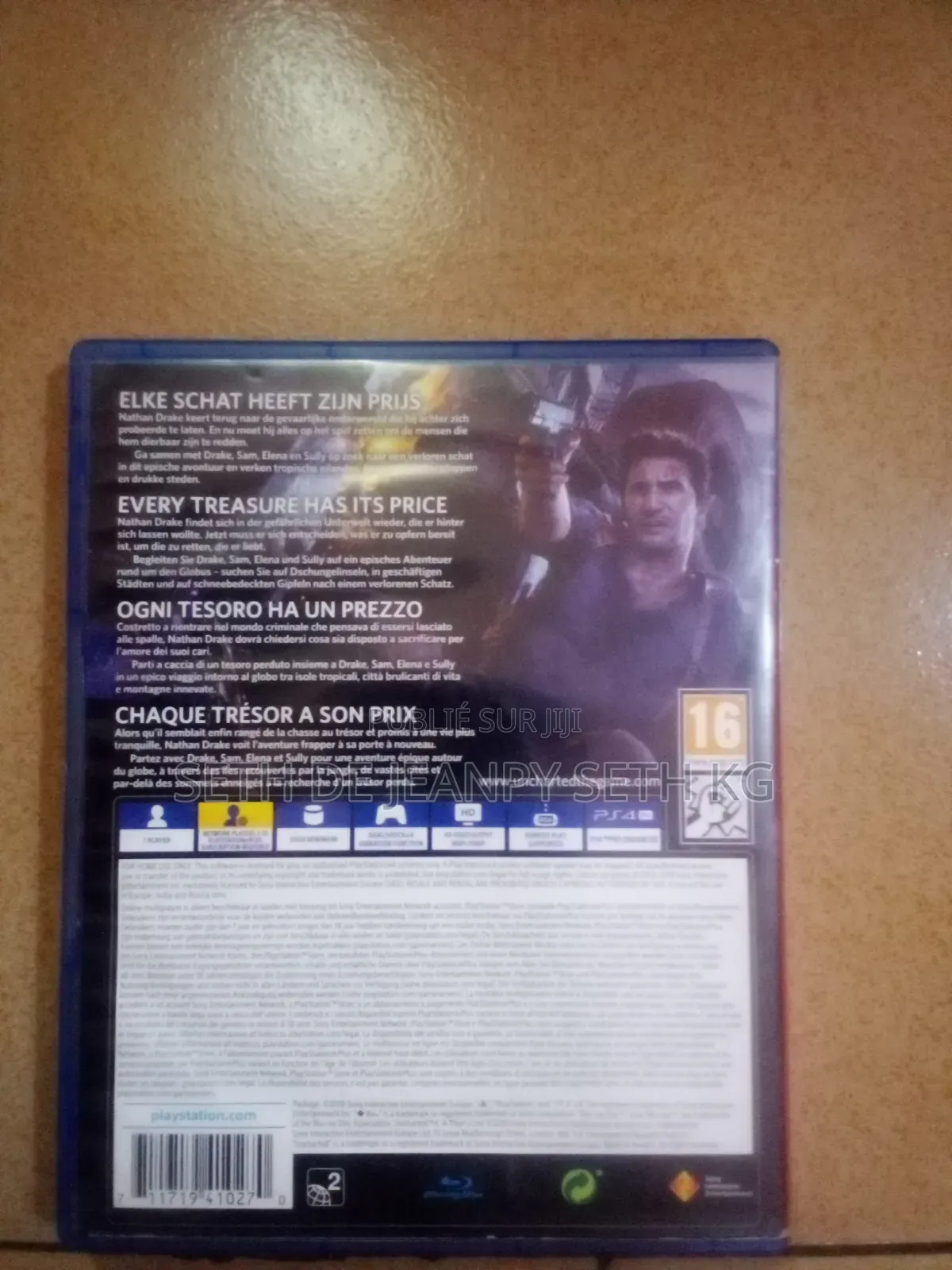 Uncharted 4: A Thief's End - Ps4 - Très Bon État
