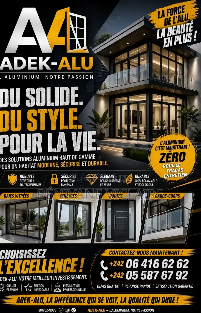 Menuiserie en Aluminium