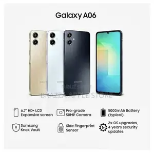 Nouveau Samsung Galaxy A06 128 GB Argenté