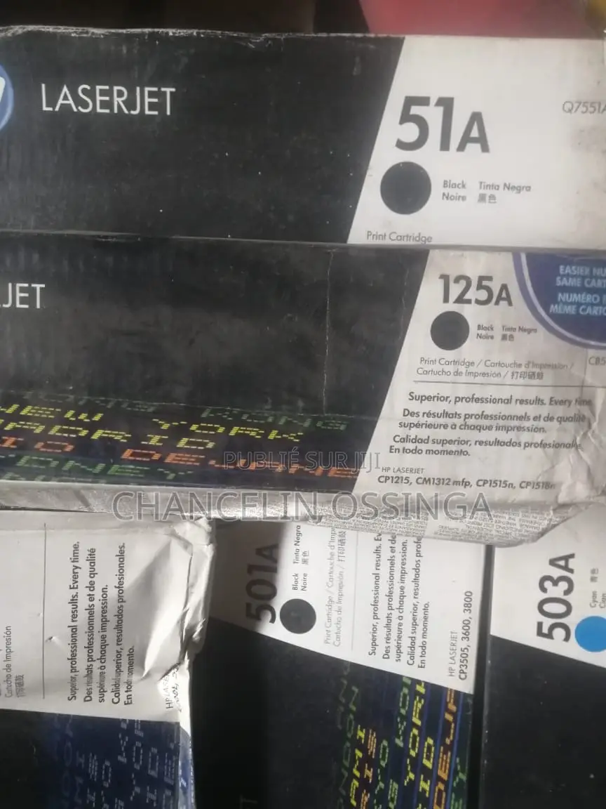 Cartouches De Toner d'Origine Hp Lexmark – Haute Qualité
