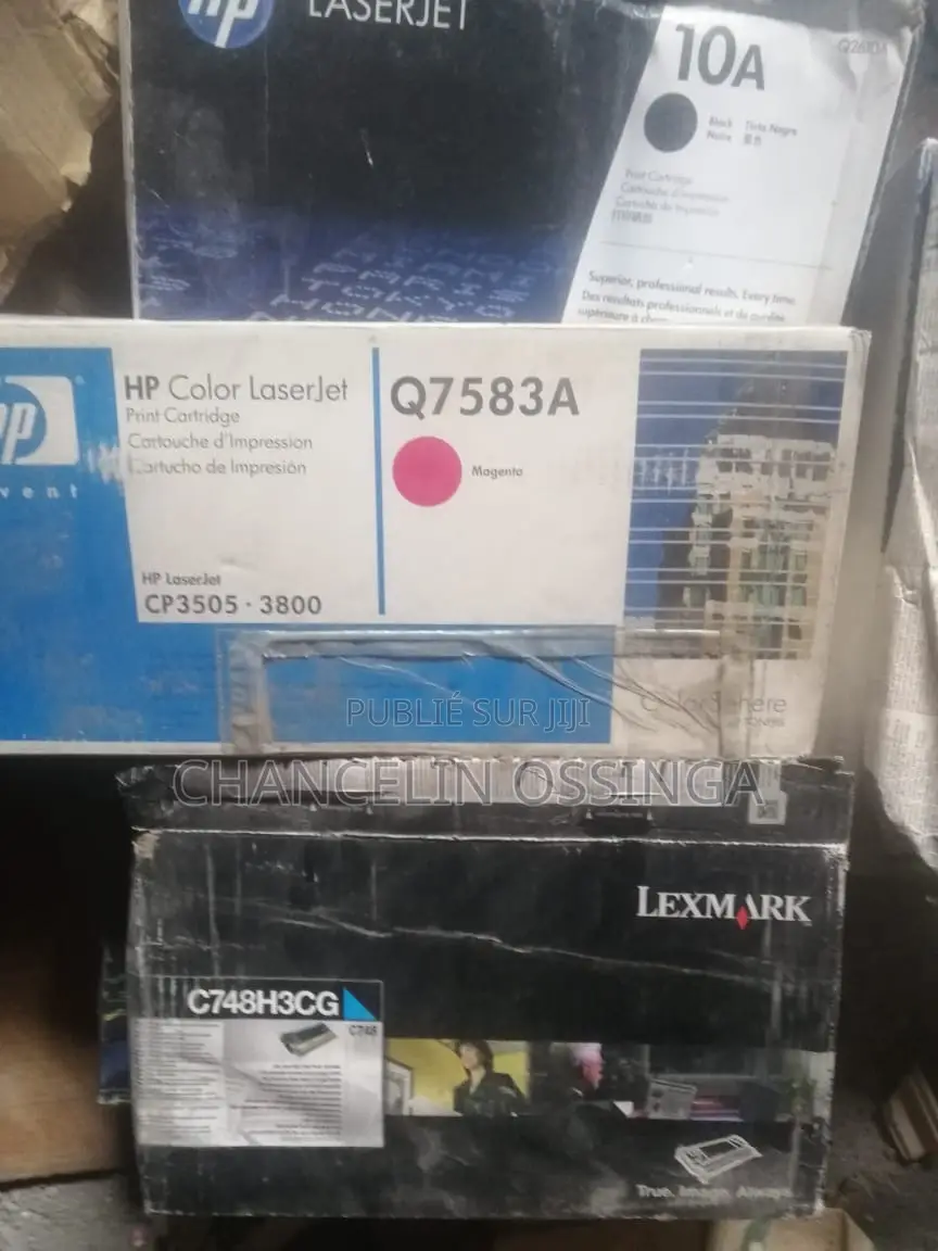 Cartouches De Toner d'Origine Hp Lexmark – Haute Qualité