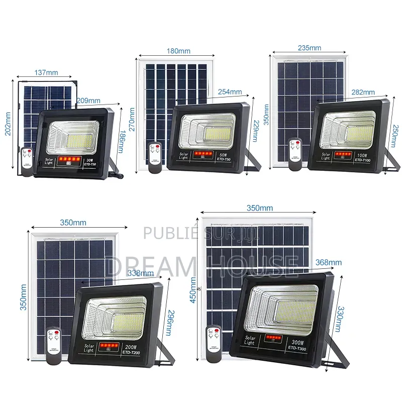 Projecteurs Solaires Led Jindian