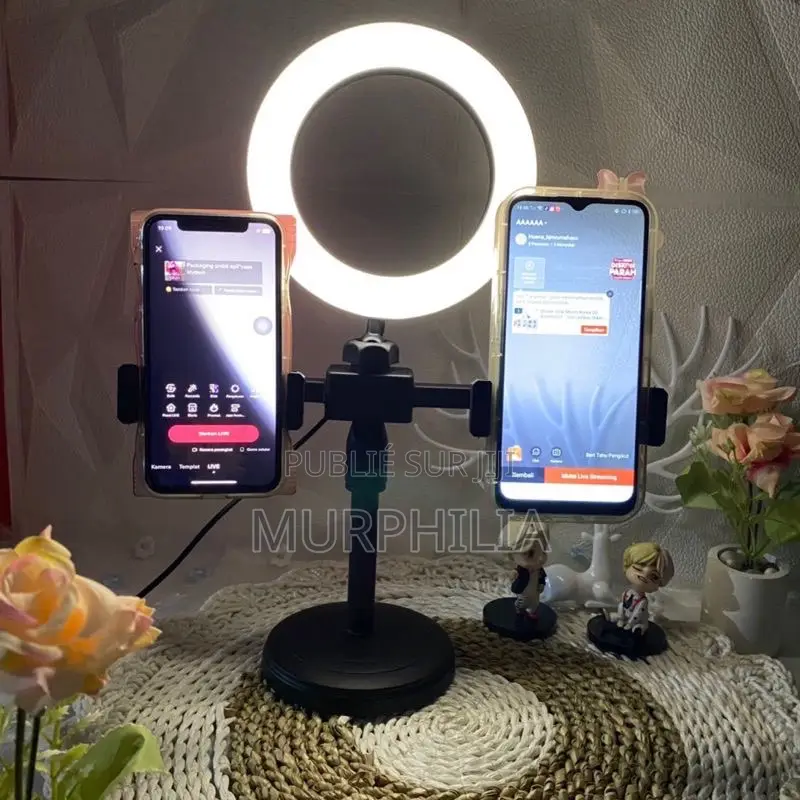 Mini Ring Light Led Avec Trépied – Comme Neuf – 4 000 Fcfa