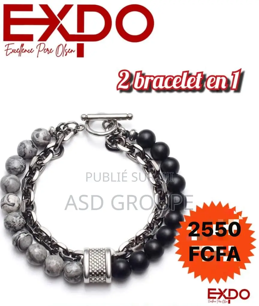 2 Bracelets en 1