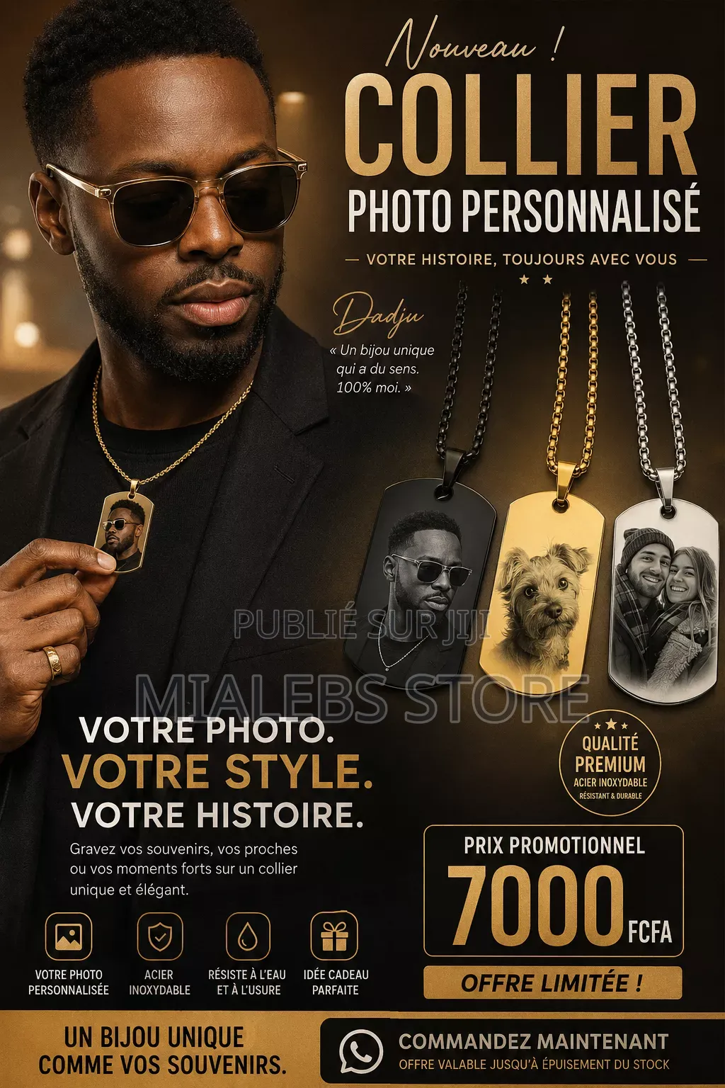 Collier Personnalisé