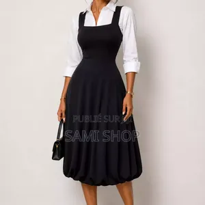 Robe Noire Élégante, Chic Et Raffinée
