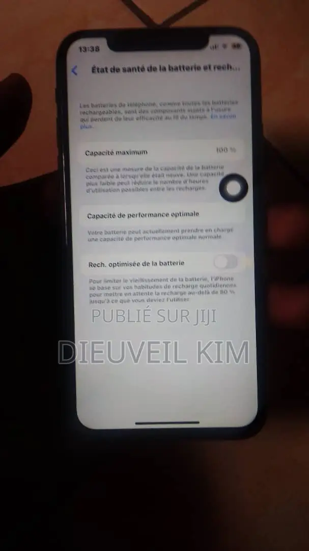 Nouveau Apple iPhone X 64 GB Noir